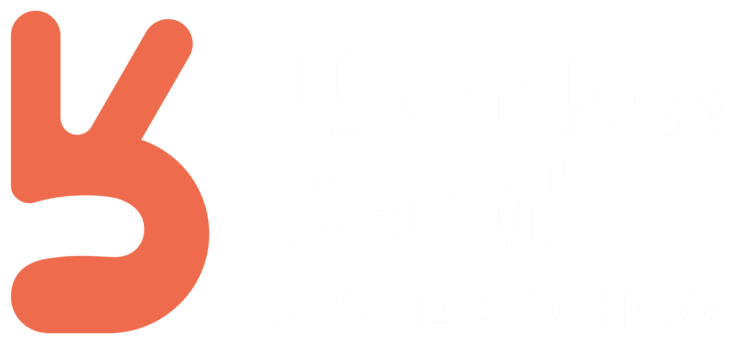 Logo the new retail blanco